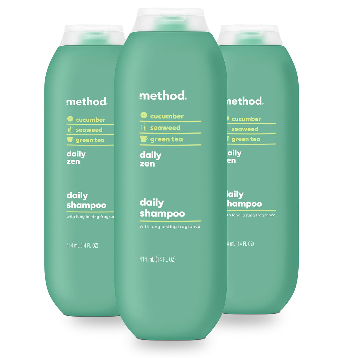 Method Everyday Shampoo pack-3 ready for daily cleansing and shared use