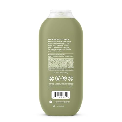 Method Men Body Wash bottle pour focuses on quick-lather action for a fast shower.