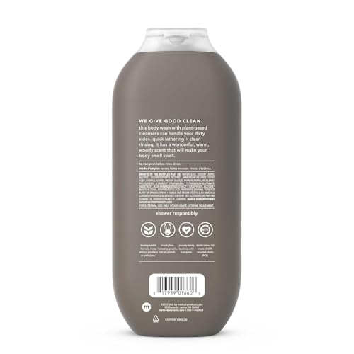 Method Men body wash lather forming quickly in hand for morning routine.