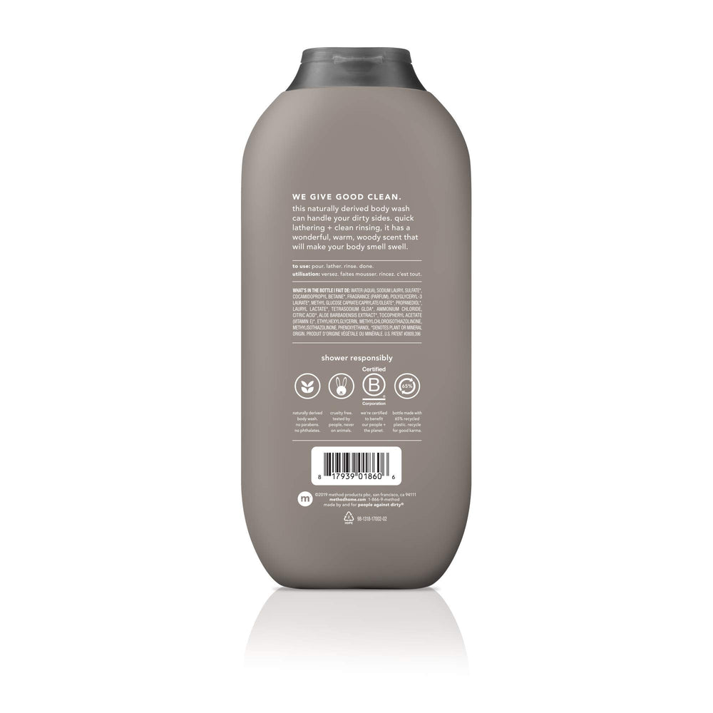 Method Men Cedar Cypress bottle — woody aroma meets dependable performance