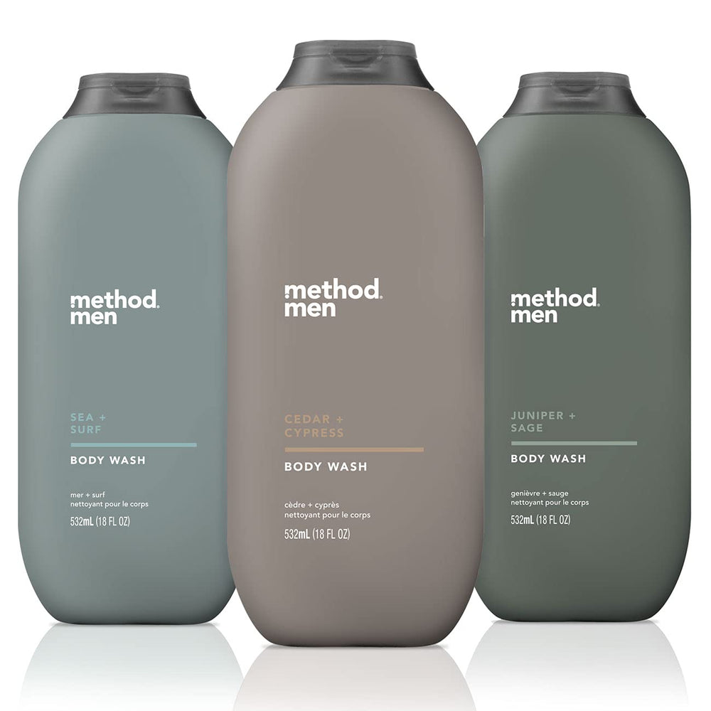 Method Men Sea Surf bottle — refreshing ocean-inspired cleanse for daily showers