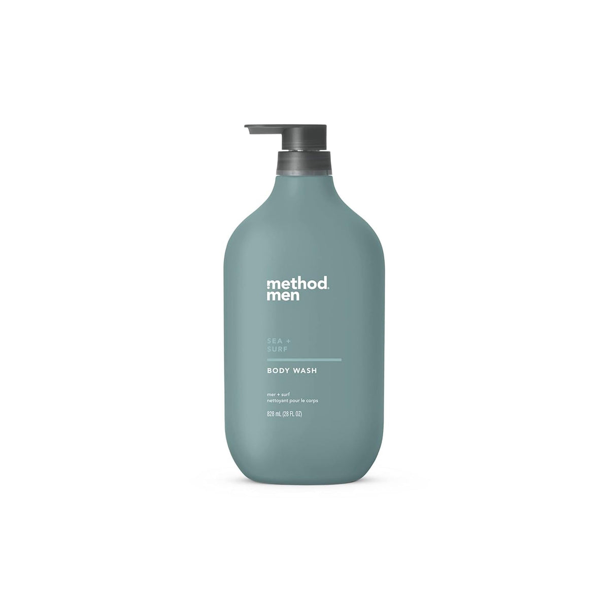 Method Sea + Surf body wash bottle — refreshing plant-based cleansing for daily use.