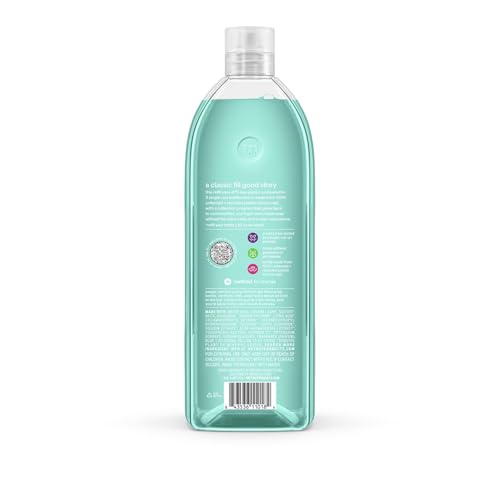 Method Waterfall refill tub demonstrates 2.8x refill capacity for less plastic waste.