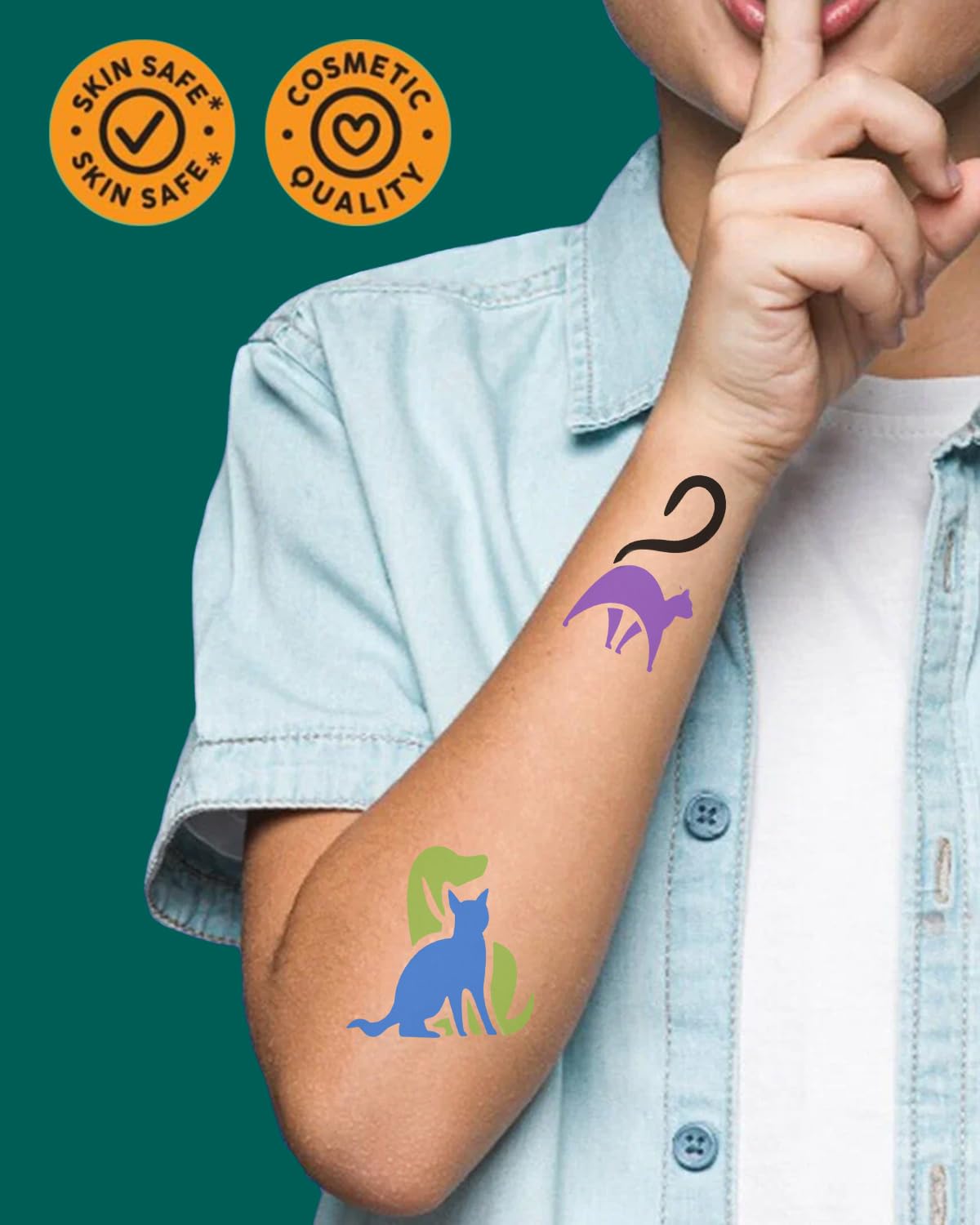 Metker bright colors enable festival ready designs that shimmer in photos.
