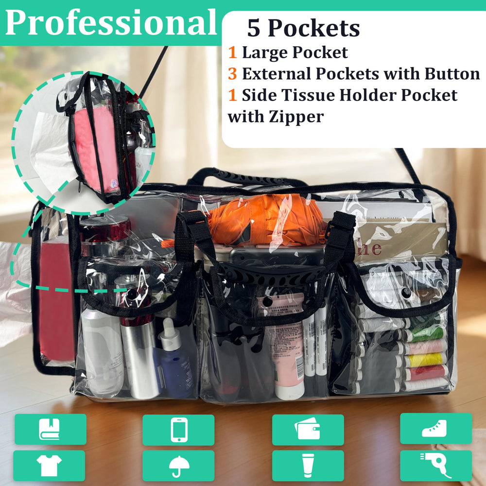 Mewcho bag shown for travel, gym, and beach use with durable PVC