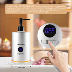 Mezsocly oil warmer thermostat control panel enables precise heat for oils.