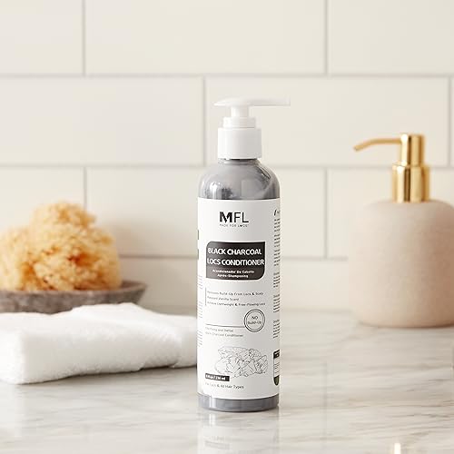 MFL Made For Locs Black Charcoal Conditioner fragrance hint for long-lasting freshness
