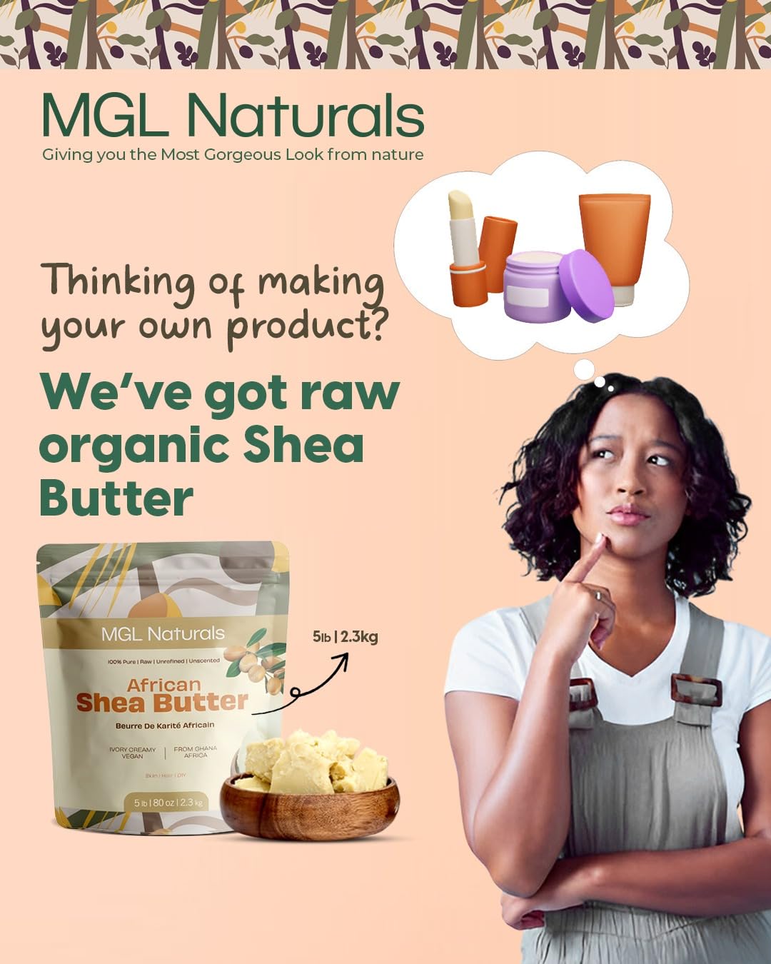 MGL Naturals Shea Butter raw ivory soap crafting block for handmade soaps