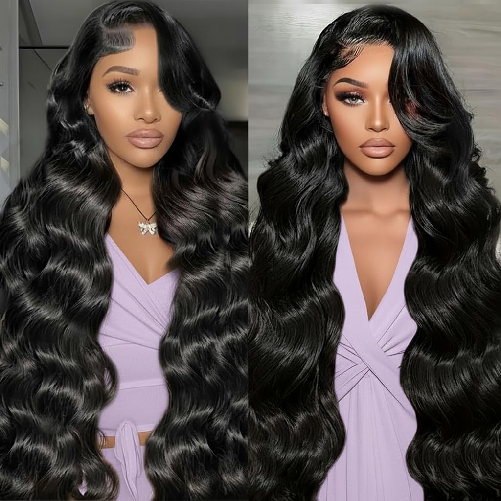 MGWXCAH 30 inch lace-front wig front view with natural part and fullness