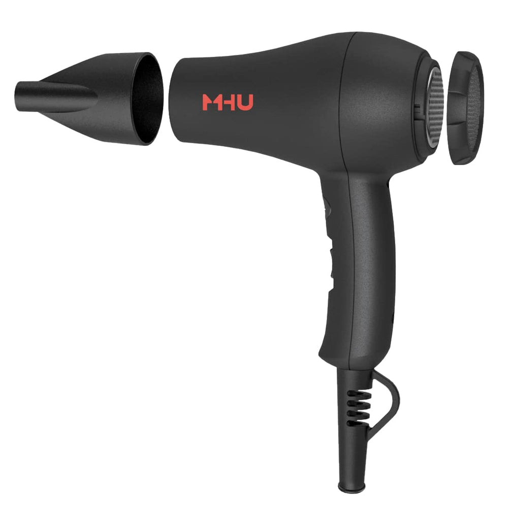 MHD Mini Travel Hair Dryer black design combines fashion and practicality for everyday use.