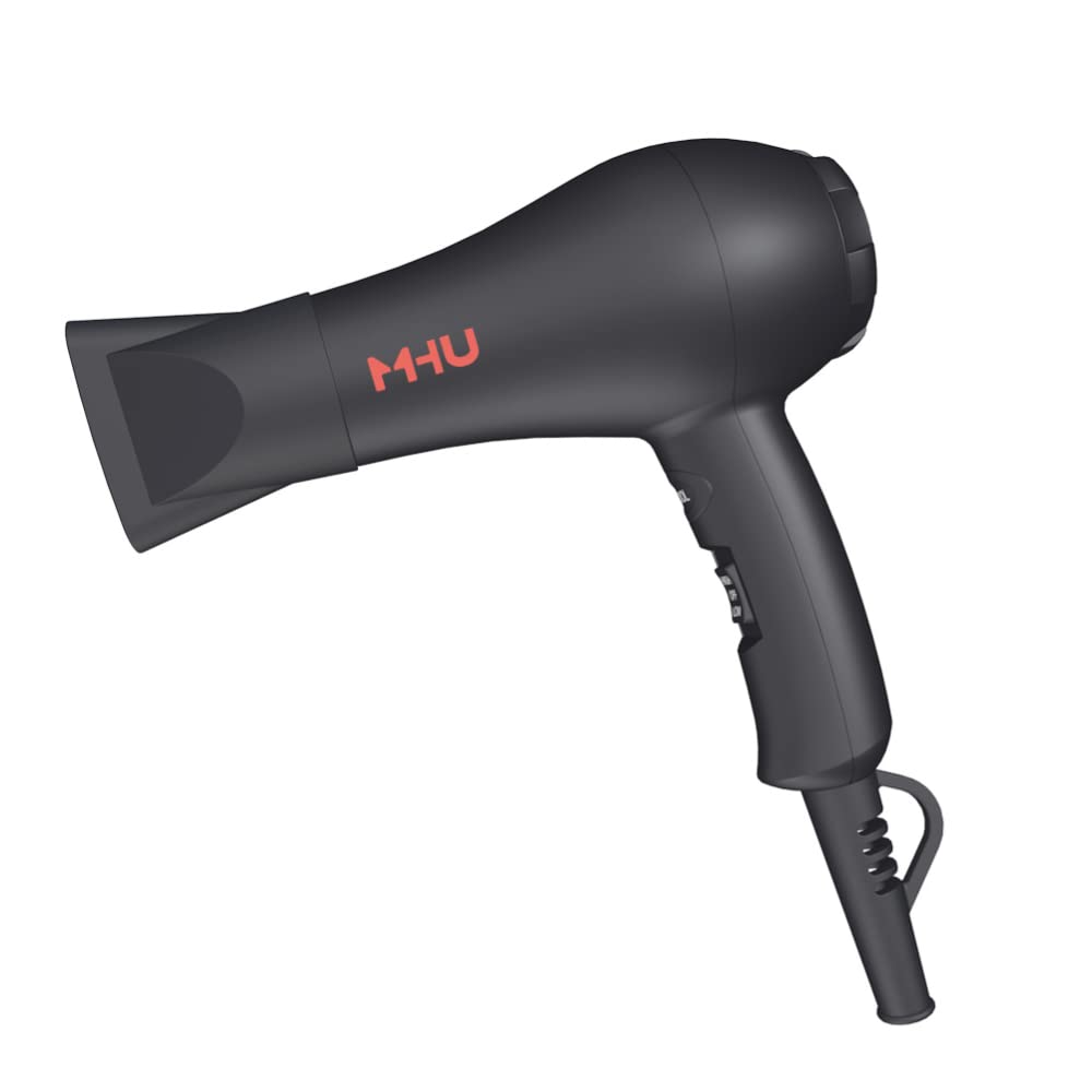 MHD Mini Travel Hair Dryer front view for compact travel-ready styling on the go.