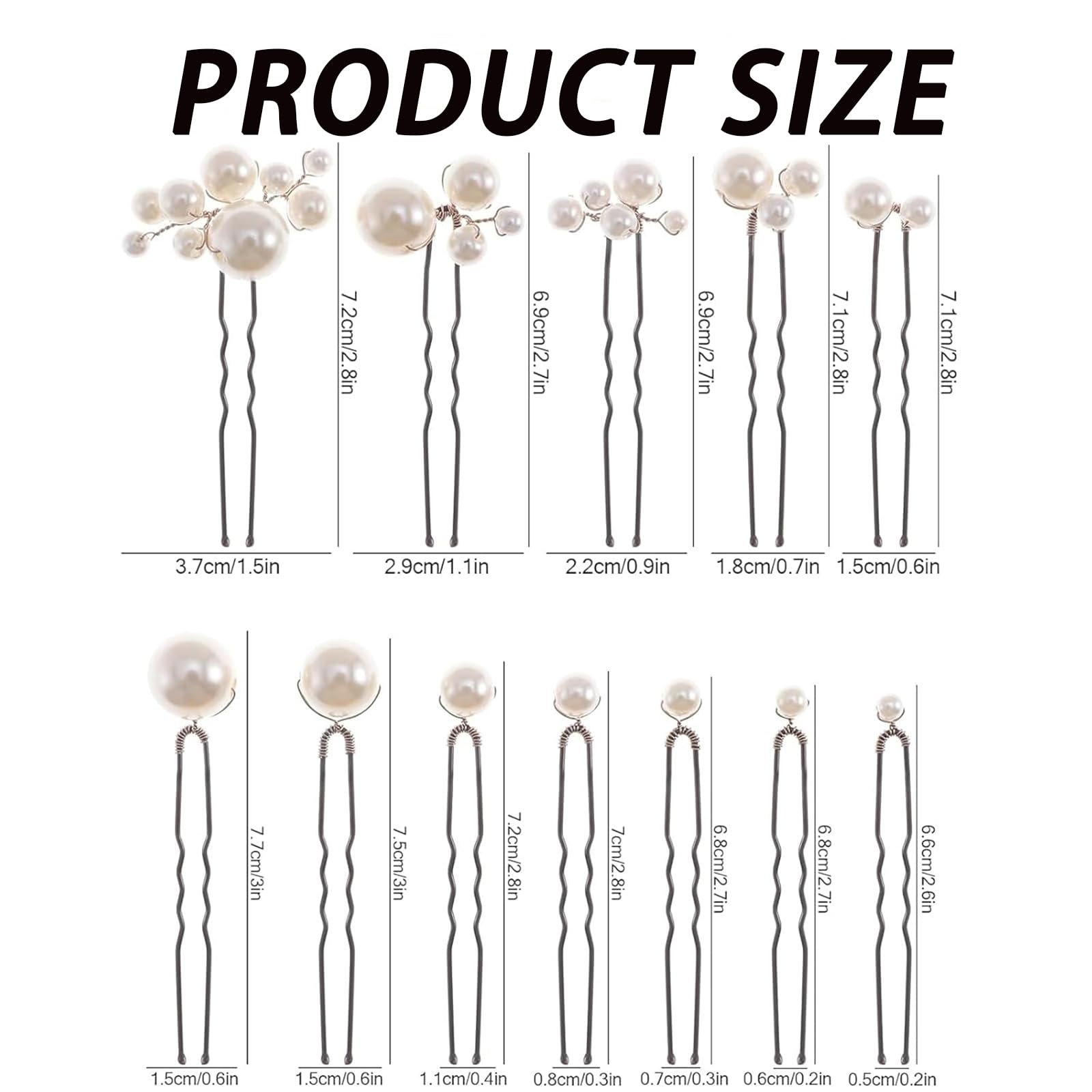 MHKLCD bridal pearl hair pin detail in braids highlights delicate charm
