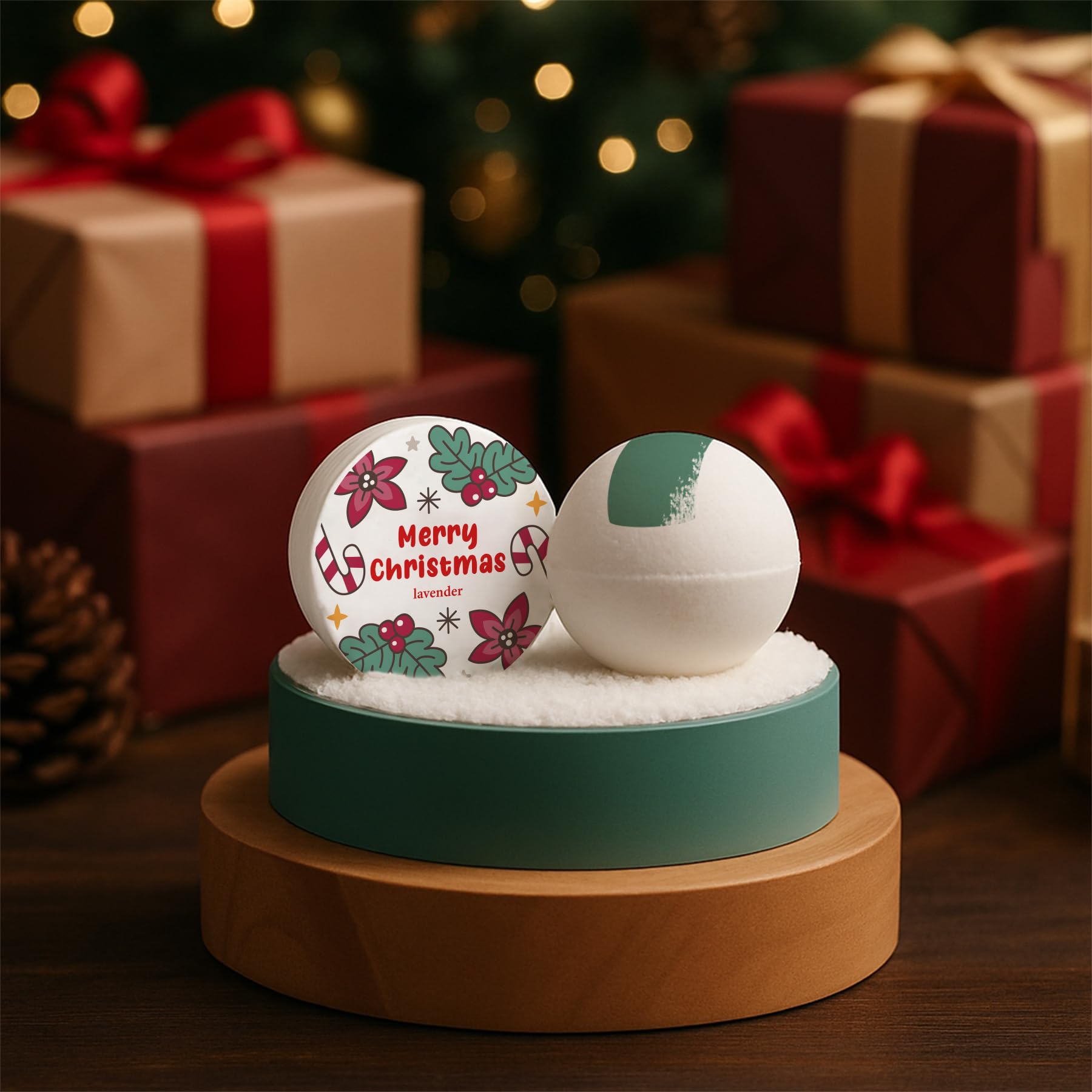 MHSMHL Christmas-themed shower steamers invite refreshing, spa-like mornings.