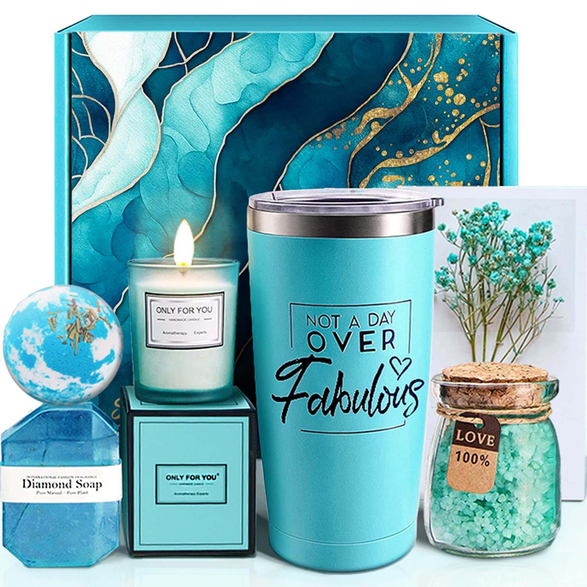 MHSMHL Not A Day Over Fabulous tumbler keeps drinks hot or cold on the go.