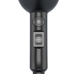 MHU dryer with cool shot button helps set styles without heat buildup.
