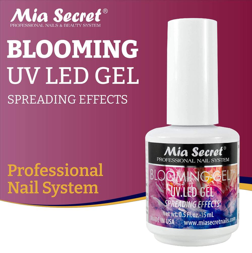 Mia Secret Blooming Gel over color demonstrates layering for unique gelux effects.