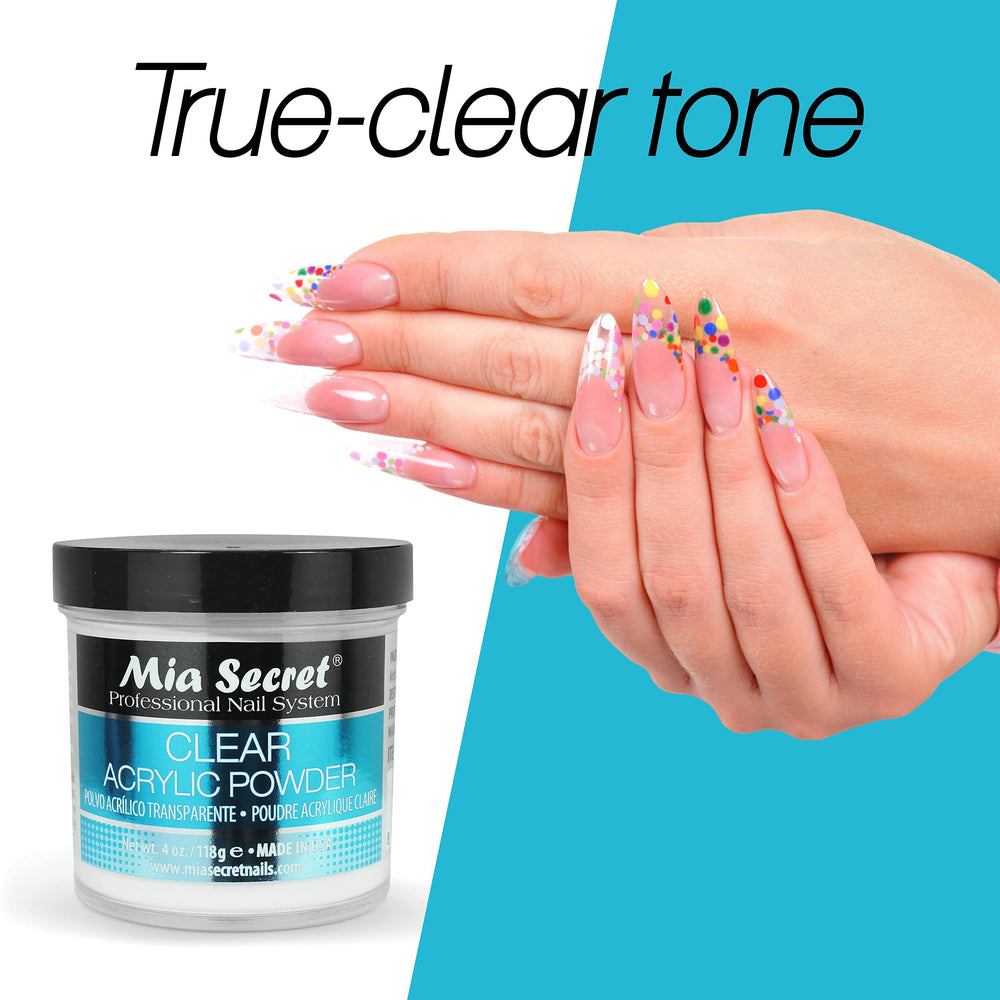 Mia Secret Clear Powder compatible with Formagel and Mia Secret gels.
