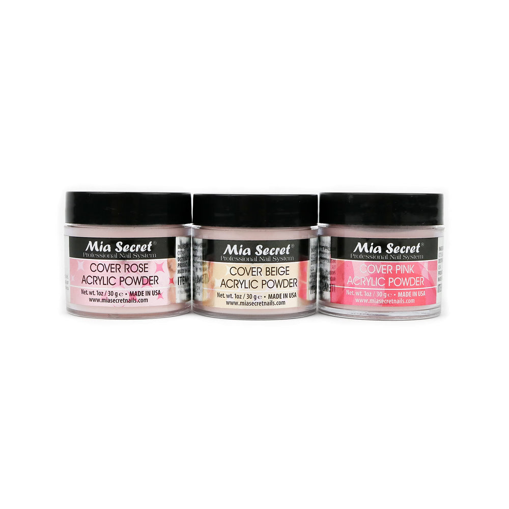 Mia Secret cover acrylic powder pink 1oz for durable salon-quality nails
