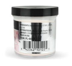 Mia Secret Cover Rose acrylic powder powder dispense close-up highlights fine particle texture for even coverage.