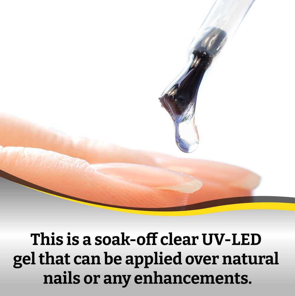 Mia Secret Glass Finish is soak-off friendly for easy nail removal.