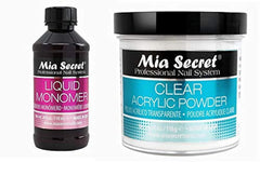 Mia Secret liquid monomer 4oz pour for smooth, durable nail enhancements.