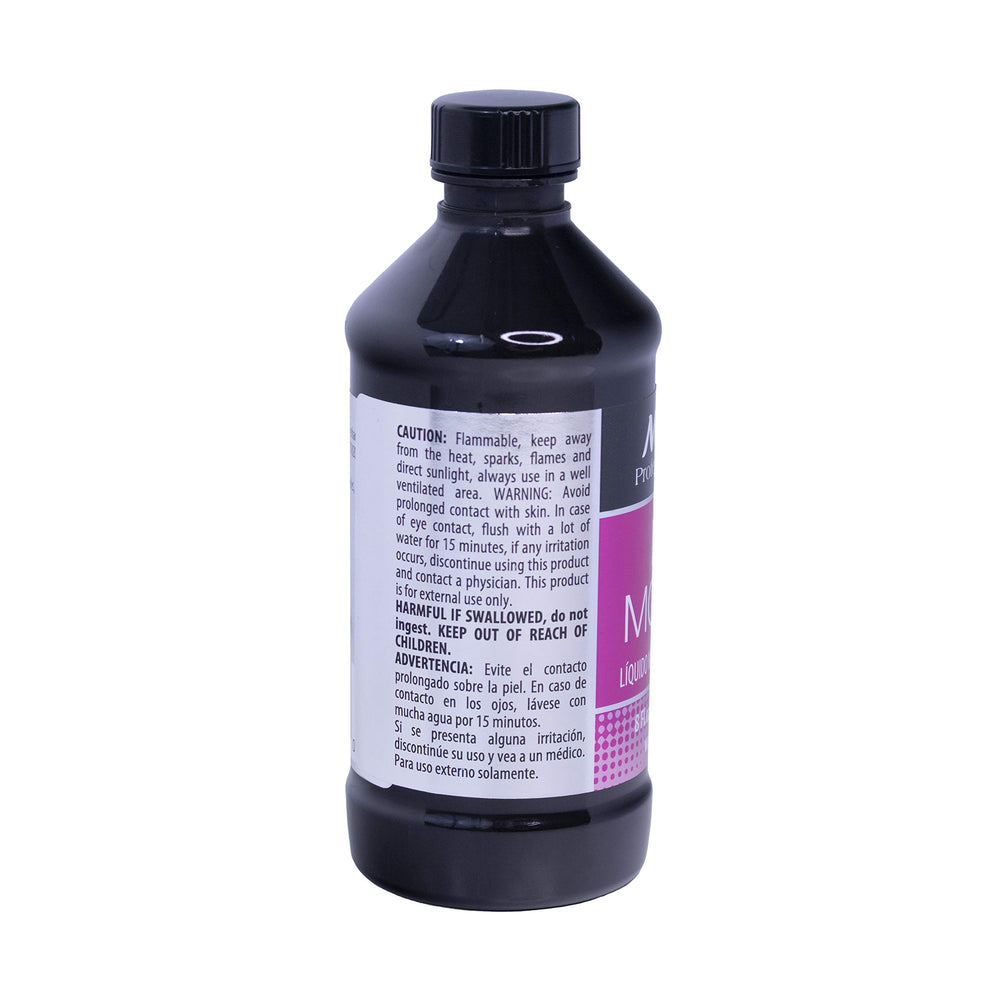 Mia Secret liquid monomer consistency closeup highlights smooth mixing and reliable sets.