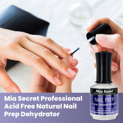 Mia Secret nail prep kit box showcasing complete prep system.