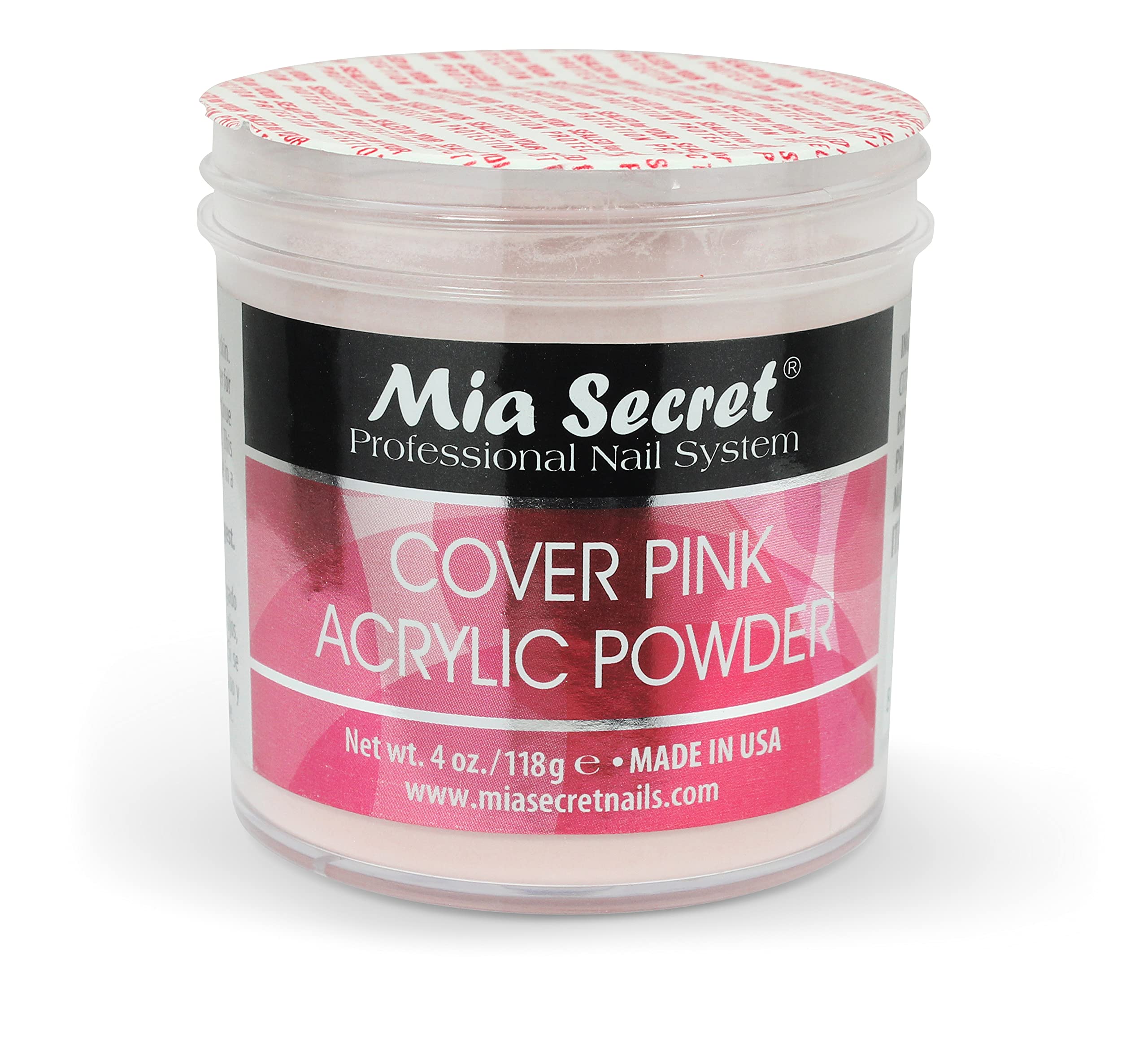 Mia Secret nail tech cover pink application steps image shows adaptability