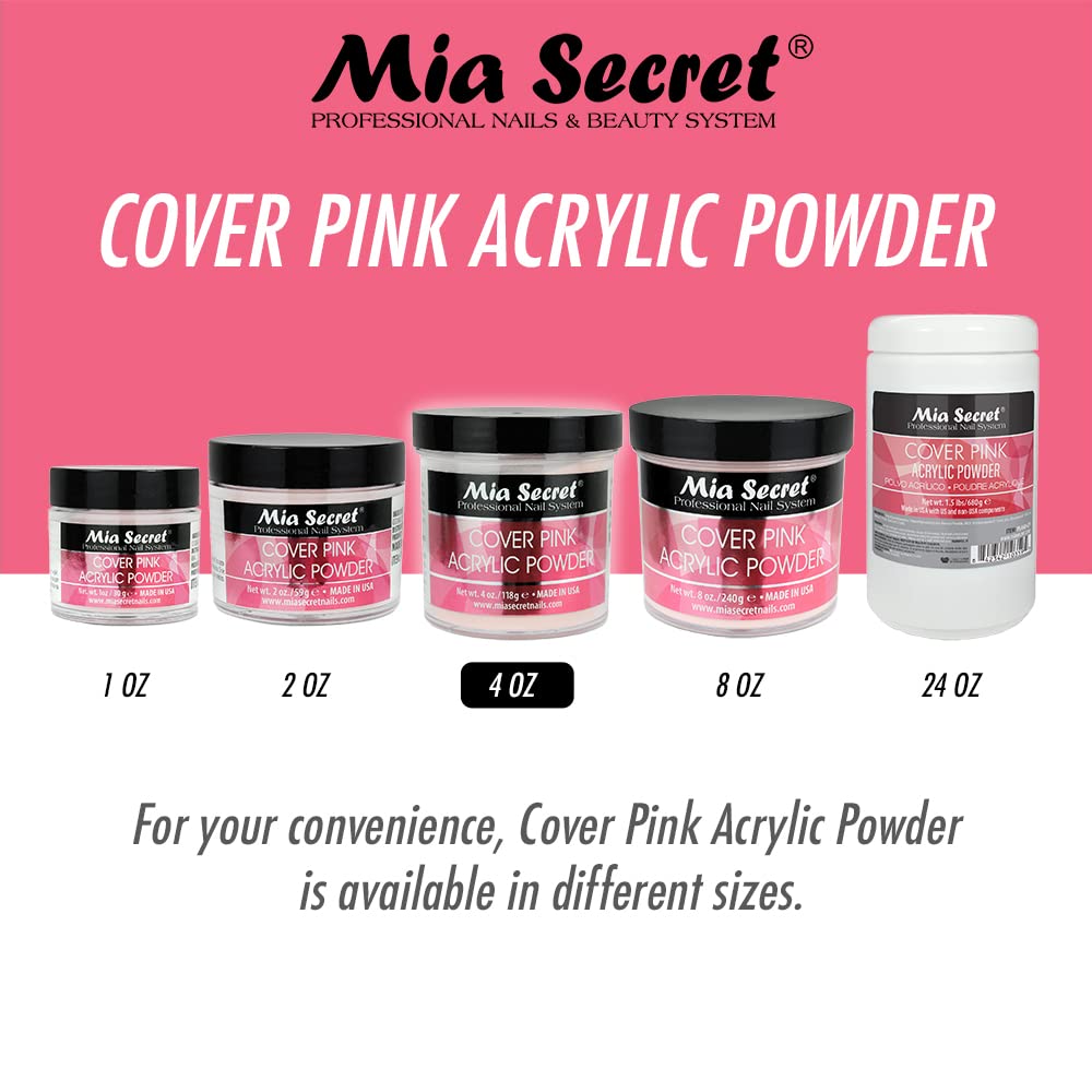 Mia Secret nails cover pink swatch consistency shows reliable results