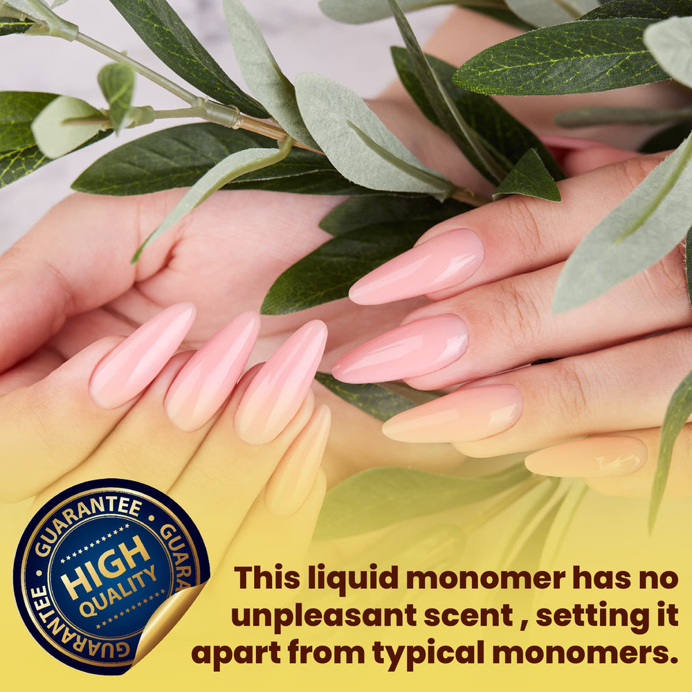Mia Secret Odorless Fusion Monomer label-uv-led highlights quick curing with UV/LED.