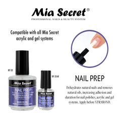 Mia Secret salon-finish nails with glossy, long-lasting shine.