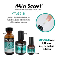 Mia Secret Xtra Bond primer 1oz bottle illustrating acid-free adhesion.