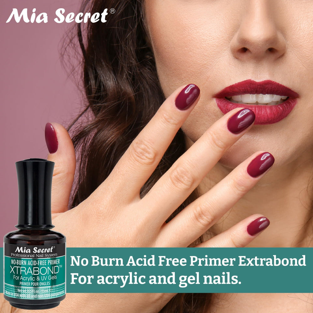 Mia Secret XTRABOND easy-to-use bottle in quick-dip application