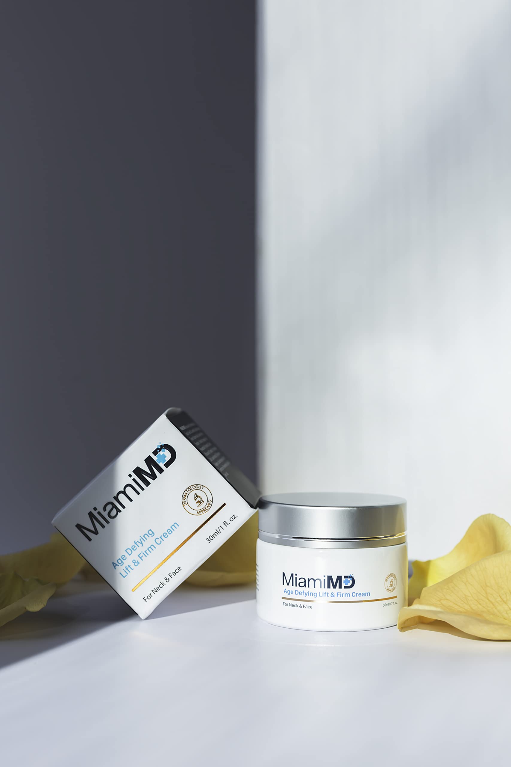 MiamiMD cream close-up texture highlights creamy formula for daily hydration