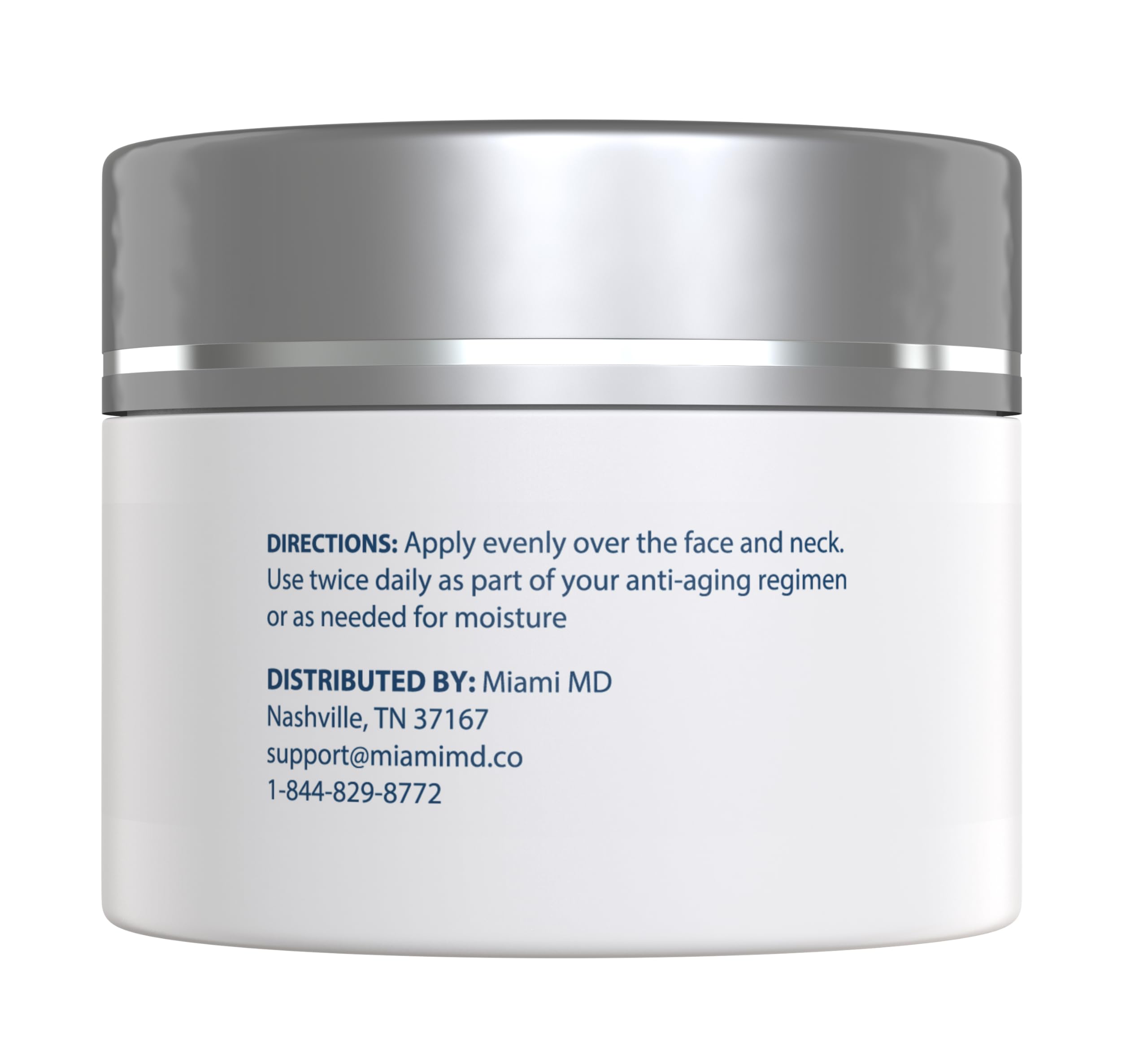MiamiMD label highlights Progeline, Matrixyl 3000, and Argireline ingredients