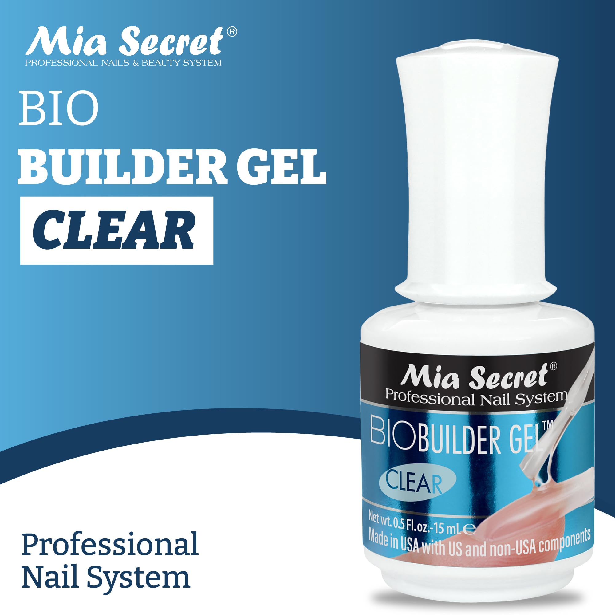 Mia Secret extension sculpting forms demonstrate precise shaping.
