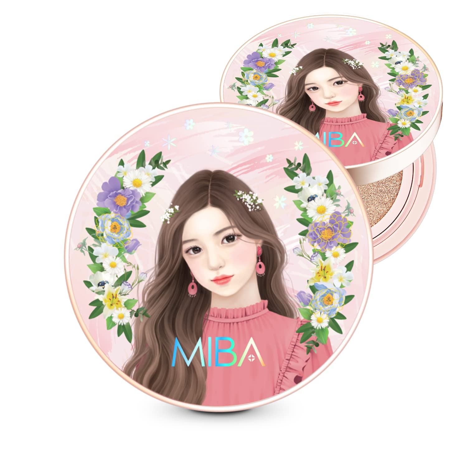 MIBA Ion Calcium Foundation front-compact showing sleek packaging for on-the-go coverage
