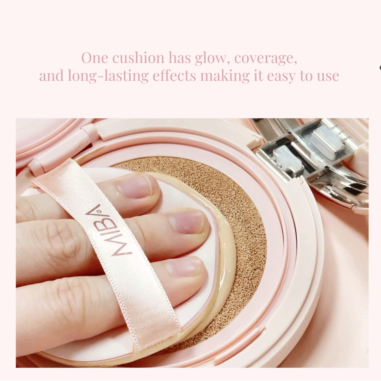 MIBA Ion Calcium Foundation-moisturizing-skin-appearance showing hydrated look and tight feel
