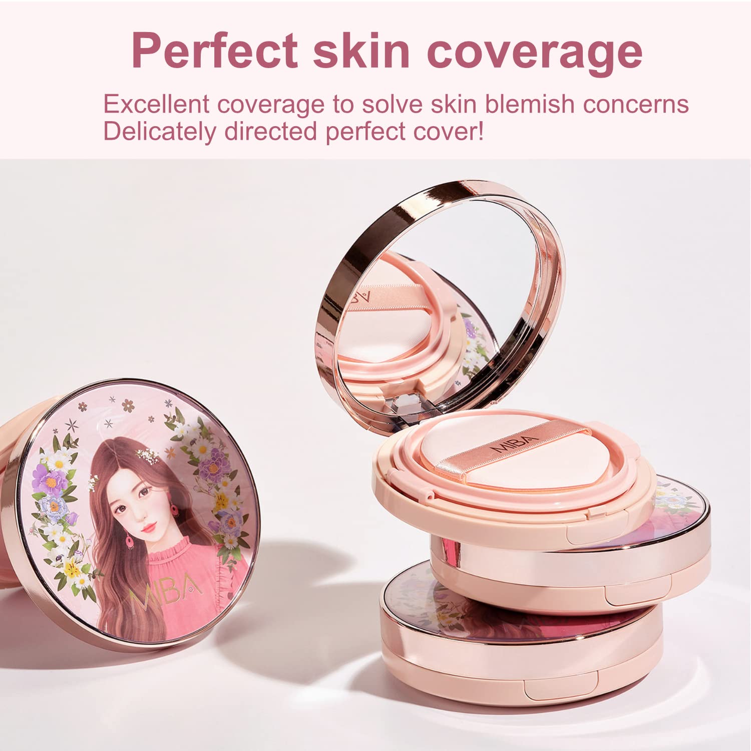 MIBA Ion Calcium Foundation texture close-up highlighting fine texture and natural finish