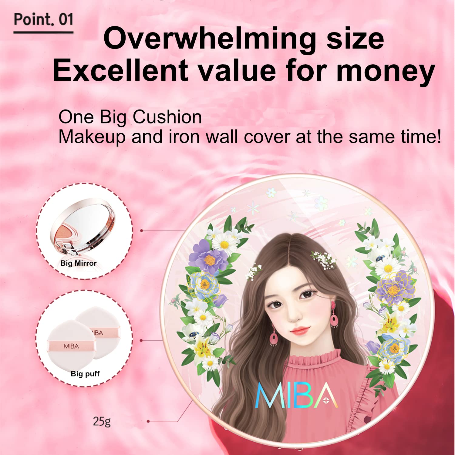 MIBA Season 2 application close-up highlighting smooth blending and flawless finish.