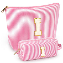 Mibasies 2pcs makeup bags packaging shows a gift-ready travel set.
