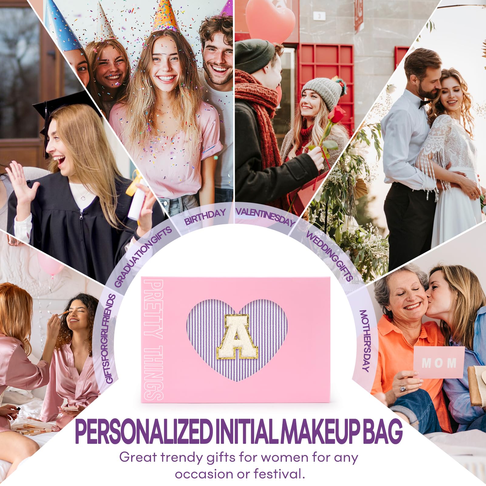 Mibasies alphabet-letter design adds playful vibe for teens.