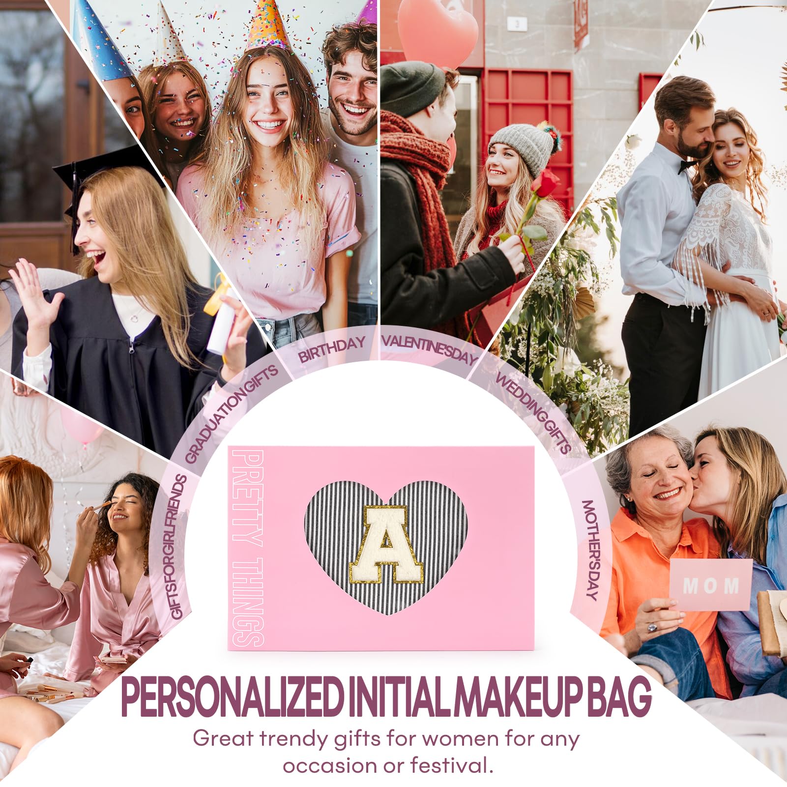 Mibasies care guidance and 1-year warranty for makeup bags