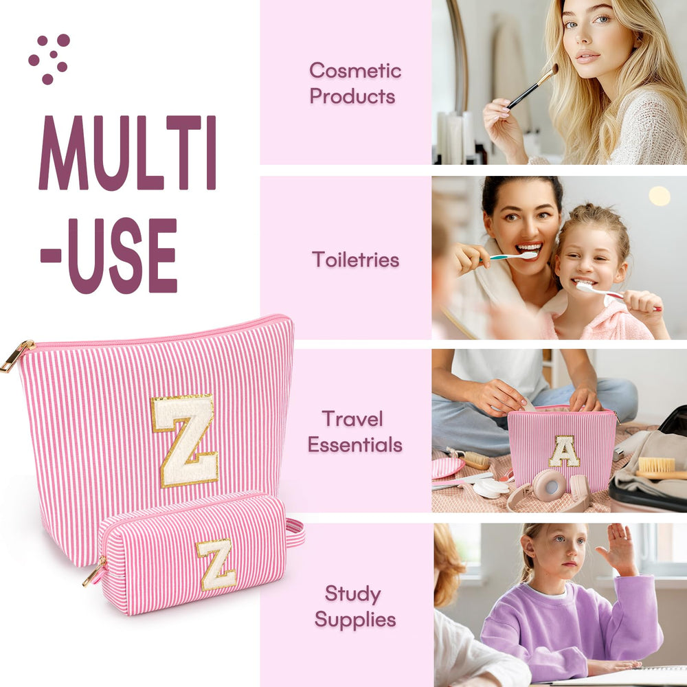 Mibasies makeup bag used as pencil case, versatile for school and gifts.