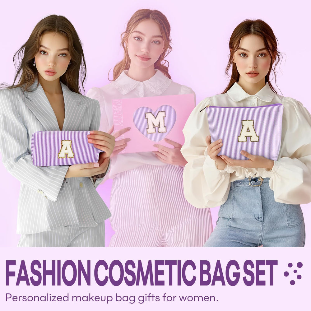 Mibasies travel cosmetic bag small size keeps daily essentials neatly organized.