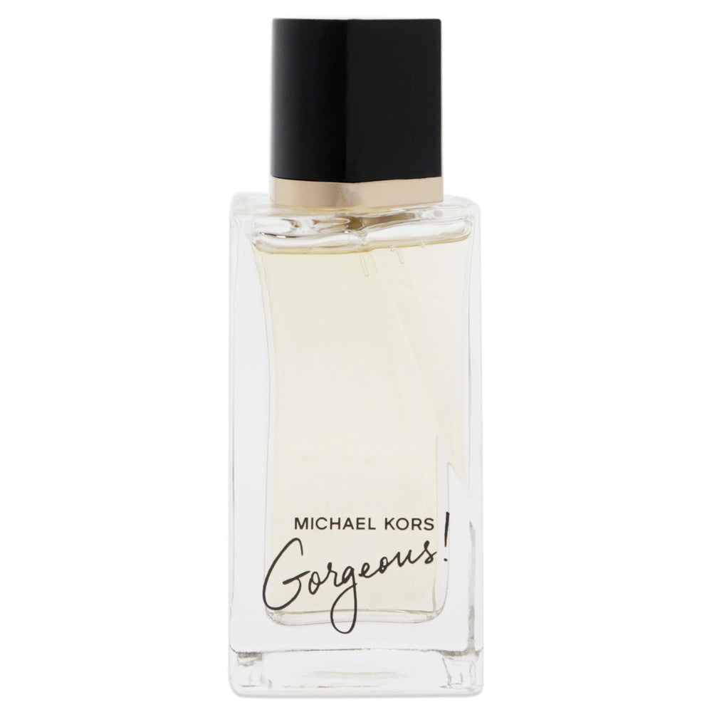Michael Kors Gorgeous! spray mist delivers a refined floral aroma with subtle warmth.