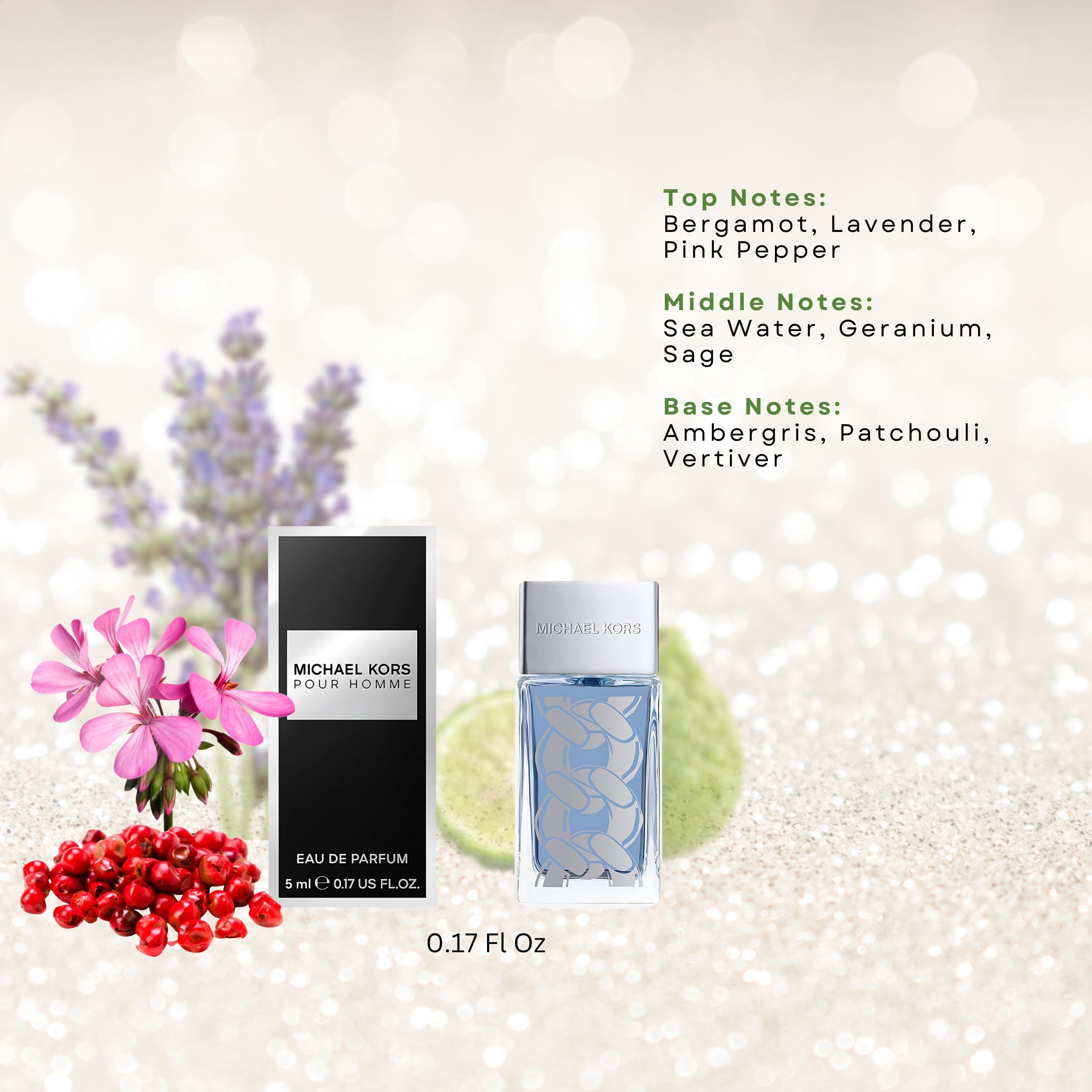 Michael Kors Pour Femme bottle offers sophisticated florals for all-day feminine wear