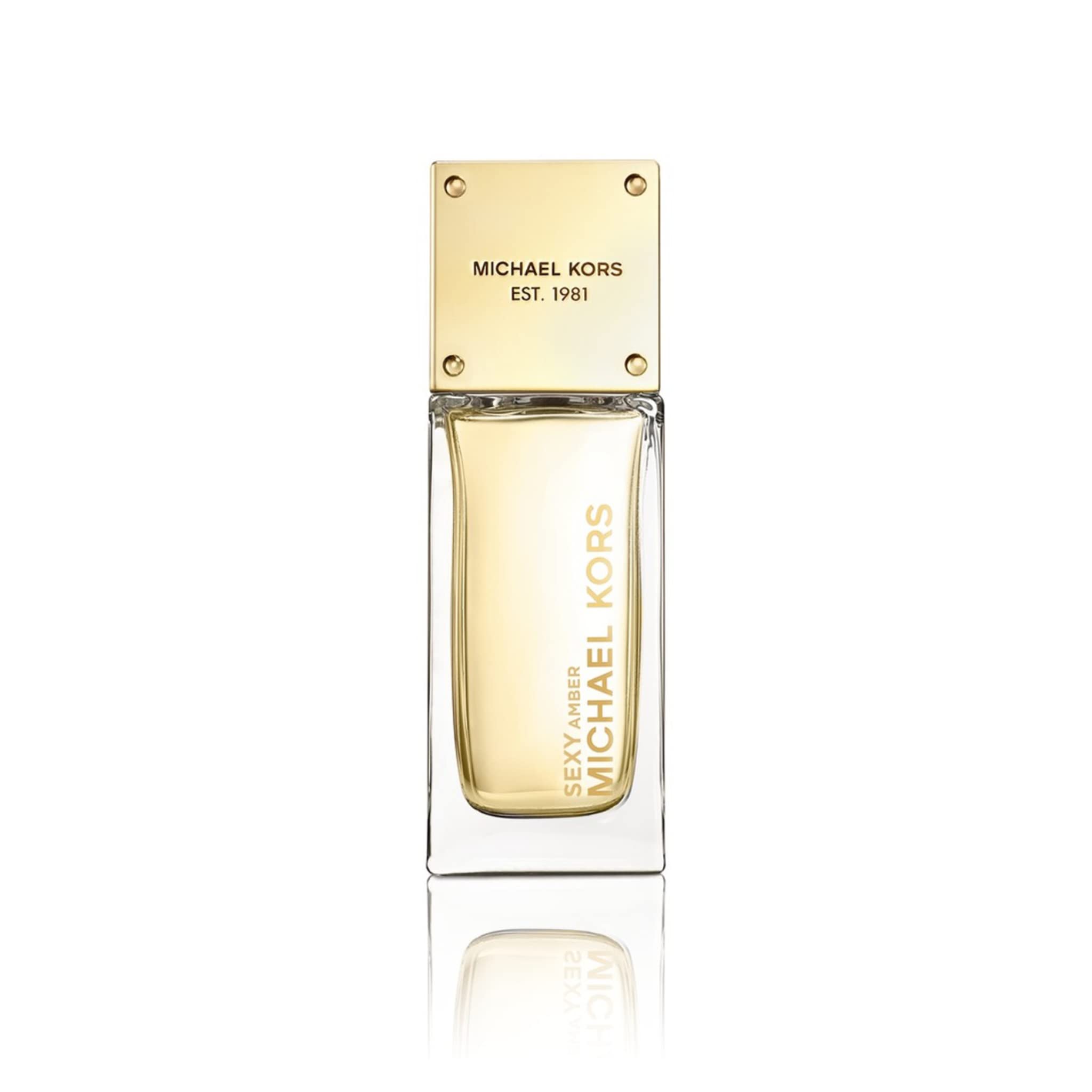 Michael Kors Sexy Amber bottle close-up for daytime wear and versatile scent.