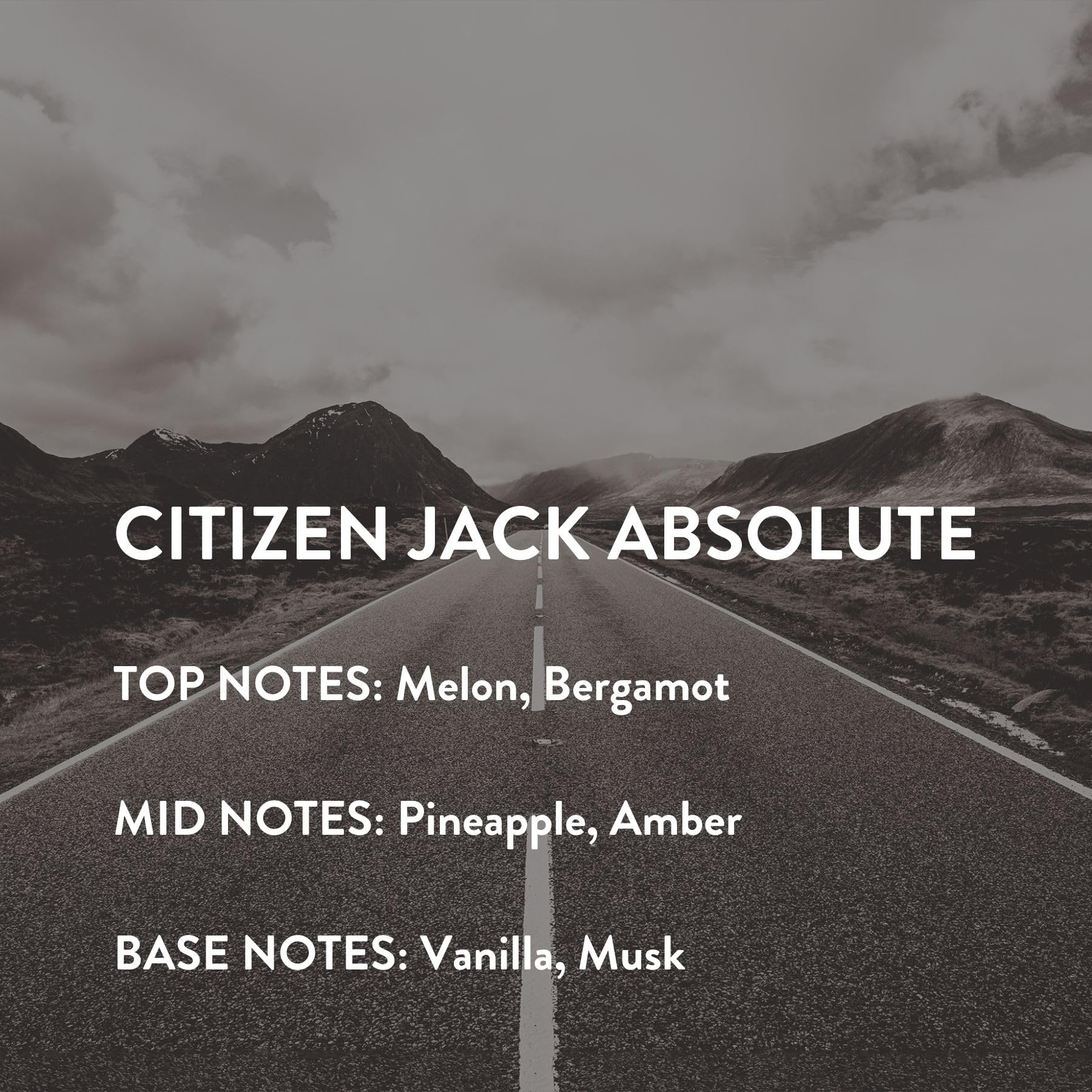 Michael Malul Citizen Jack Absolute packaging insert reveals lifestyle cues for sophisticated, everyday wear