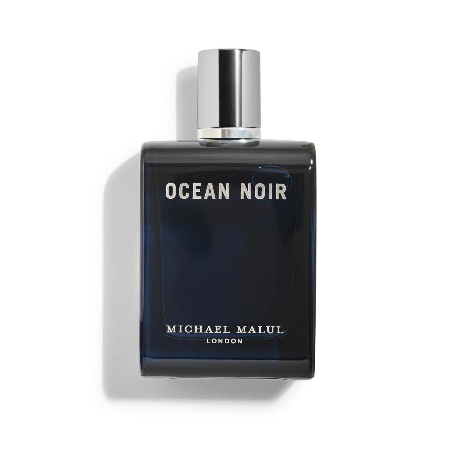 Michael Malul Ocean Noir bottle-front view signals day-to-night confidence.